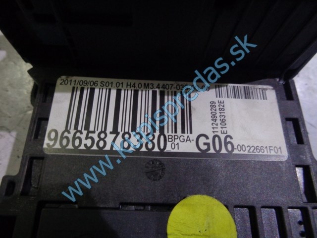 nodul napätia na citroen c4 B7 1,6 16V, 9665878380